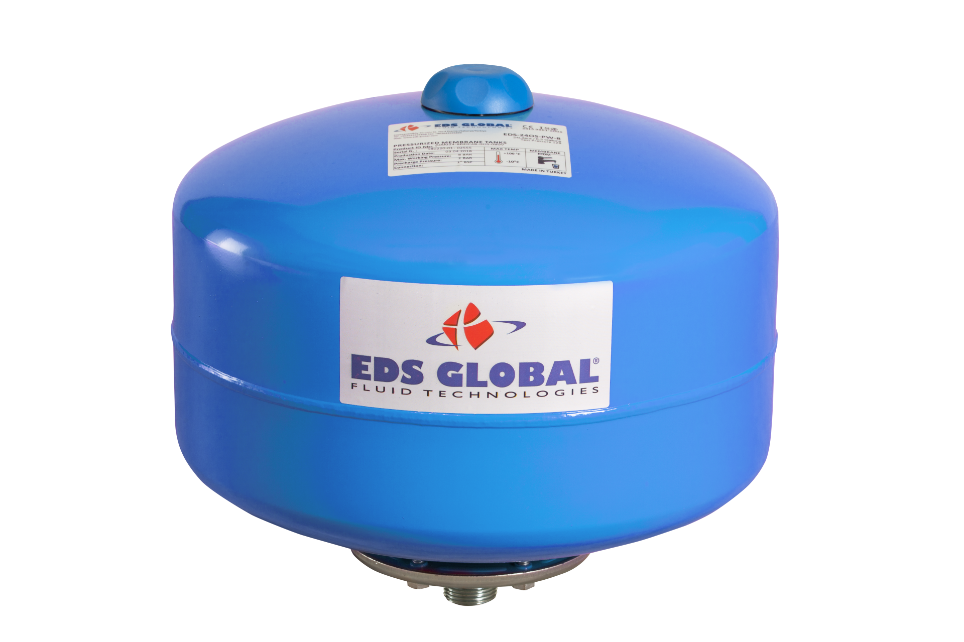 24 Lt. 8 Bar Basık Küre Hidrofor Tankı