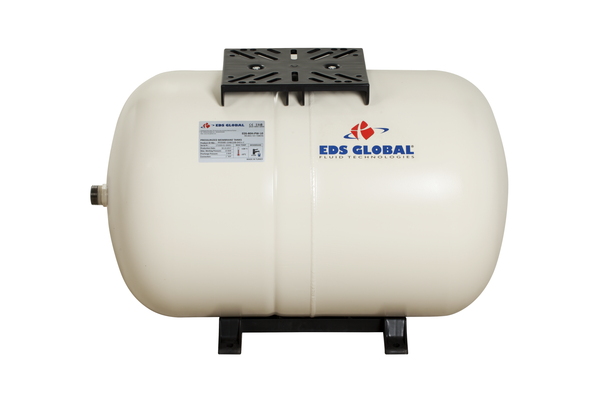 80 Lt. Yatık Sabit Diyaframlı Tank